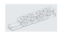 KANAVAPISTORASIA DUCTEL 4-OS./16A/IP20 KYTK. VA