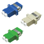 ADAPTERI-KUITU FIBREFAB OS2 LC-DUPLEX SININEN