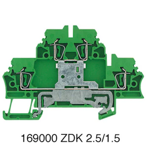 weidmüller Riviliitin weidmüller zdk 2,5 / 1,5 pe 500v / 0,08
2