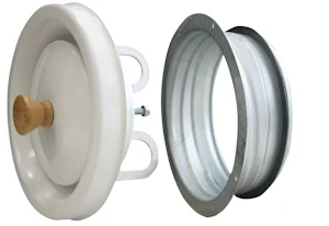 opal Sauna poistoventtiili + kehys opv-s-100