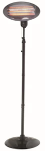 opal Terassilämmitin kvartsi jalalla 2000w 3-teh. ipx4 opal