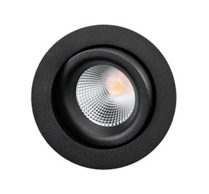 sg Downlight junistar lux svart 3000k