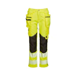 HOUSUT PROF STRETCH HI-VIS KELTAINEN KOKO 48