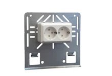 FÄSTPLÅT+ UTTAG IP21 VIT MP-955 VF