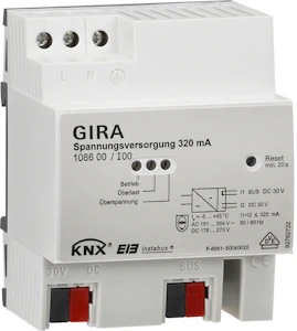 gira Virtalähde knx gira 320ma kuristimella