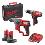 AKKUKONEPAKETTI MILWAUKEE M12CPP2B-402C