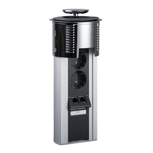 schneider electric Pistorasiapaneeli optiline pop-up, 1x2-pist 2xcat6