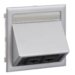 PUHELINPISTORASIA SCHNEIDER CYB-DP 2xAMP RJ11 2x6-NAP VINO