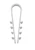 castor Kaapelikiinnike castor dks6-20 valk 200kpl