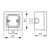 abb Pintakotelo impressivo 1os/ip20 54/80mm mus