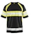 blåkläder T-paita blåkläder 333710519933 musta/kelt hi-vis koko m
