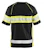 blåkläder T-paita blåkläder 333710519933 musta/kelt hi-vis koko xs