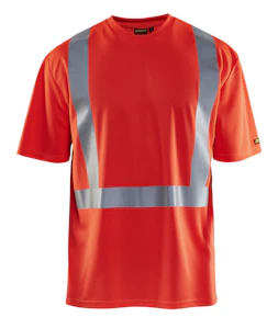 blåkläder T-paita blåkläder 338210115500 punainen hi-vis koko l