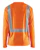 blåkläder T-paita blåkläder 338310115300 orans hi-vis pitkähihainen s
