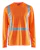 blåkläder T-paita blåkläder 338310115300 orans hi-vis pitkähihainen xl
