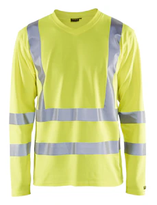 blåkläder T-paita blåkläder hivis pitkät hihat 338110703300 ke koko m