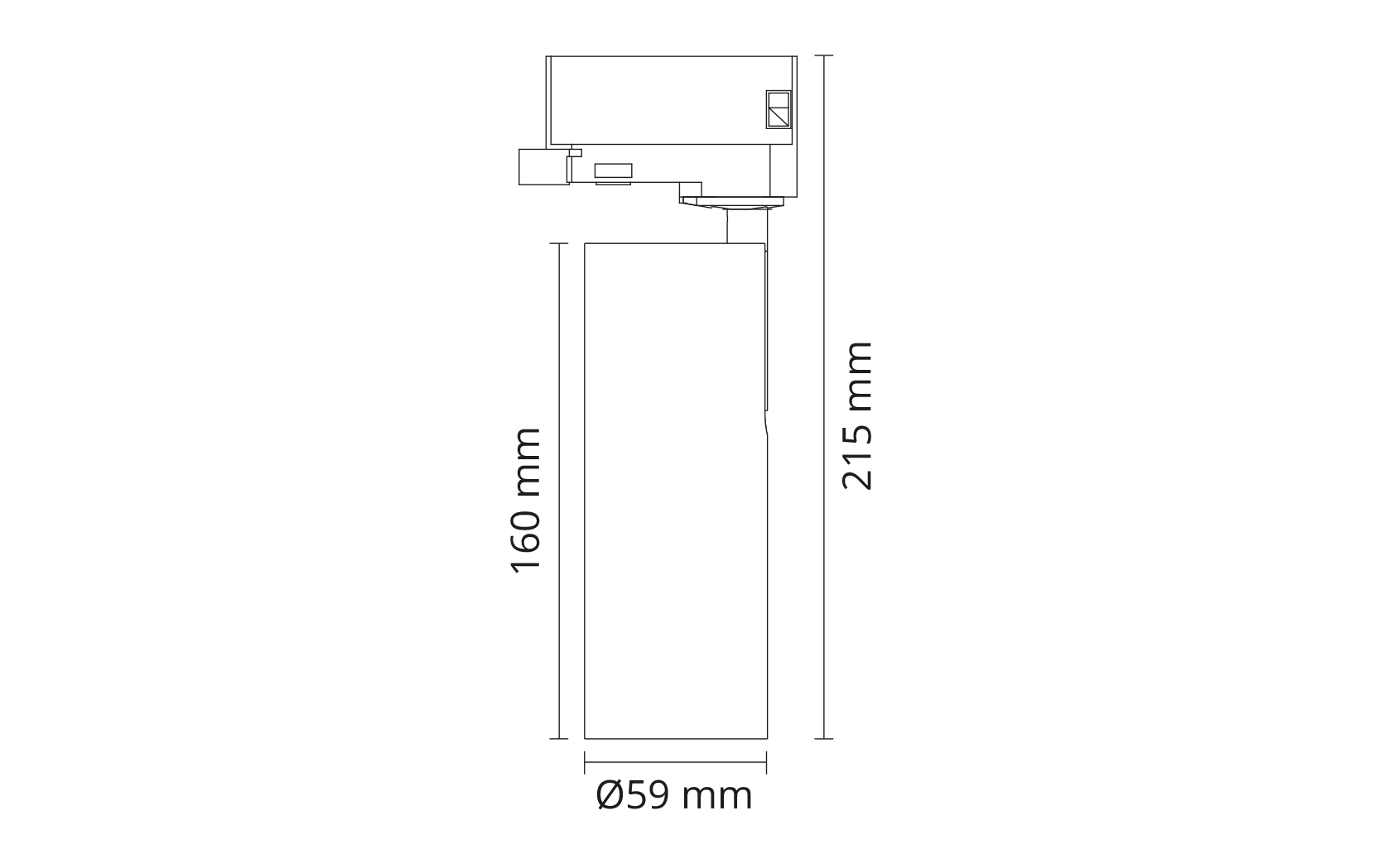 sg armaturen Kohdevalaisin zip tube mini 3-v 3k messinki