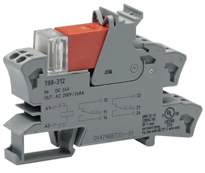 wago Releyksikkö wago 24v dc, 2-no/2nc 2x8a