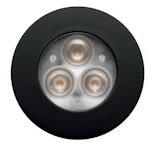ALASVALOSARJA 4X3,2W IP20 4000K MUSTA, 4 X 2