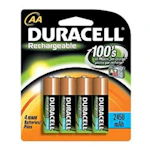 LADATTAVA AKKU DURACELL ACCU AA-B4 HR6 4KPL