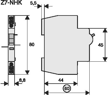 eaton Apukosketin eaton z-nhk, hälytys ak