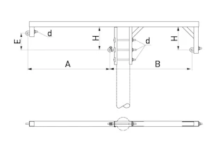 ensto Orsi sh 207 kulmaorsi 1-pylv