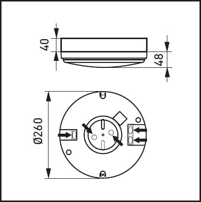 ensto Yleisvalaisin avr1.111h