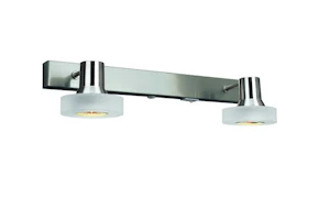 podium Kylpyhuonevalaisin oslo seinäval mattakromi 2x50w