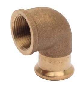 sanha Puristuskäyrä 90 sk cu 15x3/8 sanha