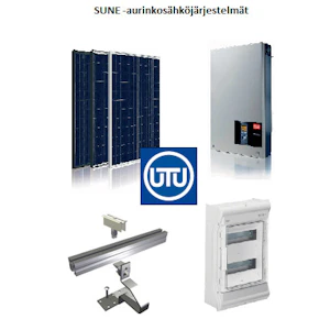 utu Aurinkosähköjärjestelmä 5.3kw 3-vaih peltikatto