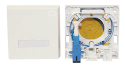 TELERASIA CORNING VALOKUITU 4xSC+RJ45 86x86mm