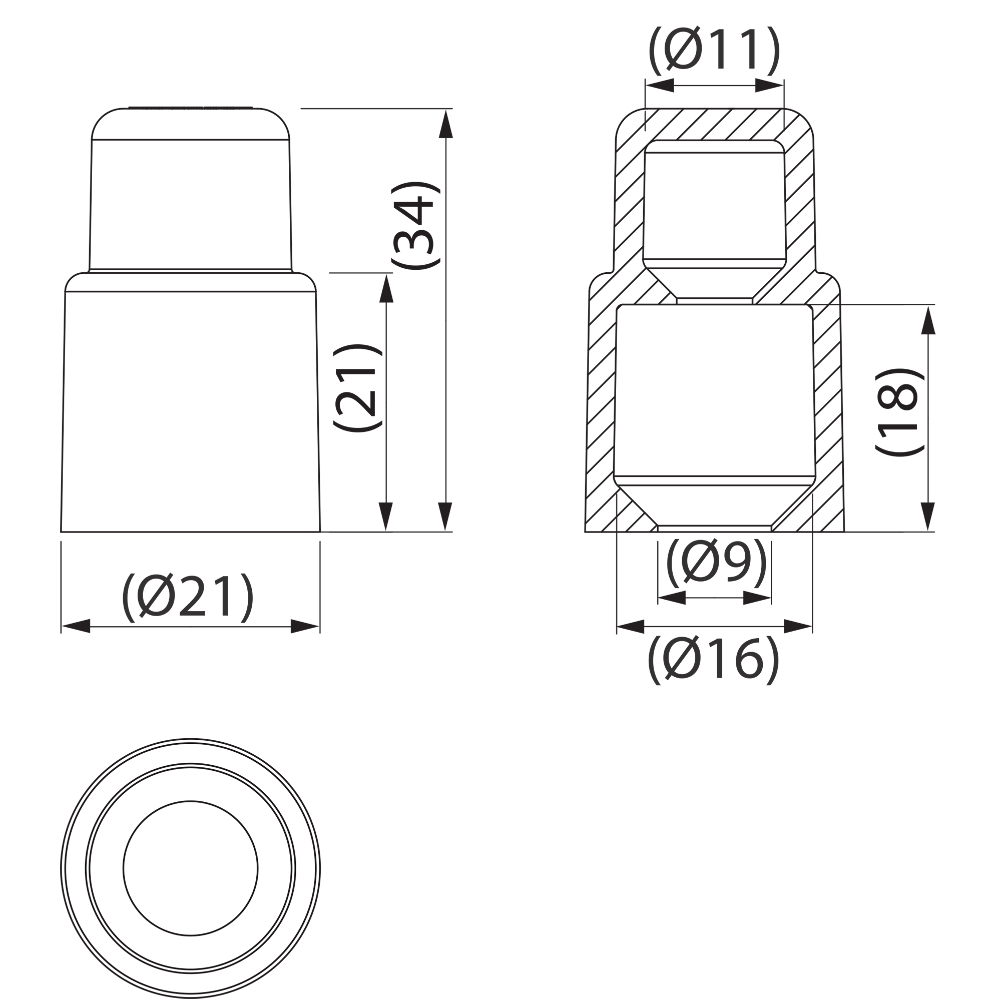 ensto Päätetuppilo pk 99.2595 amka 25-95 (120)