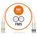 KYTKENTÄKAAPELI-KUITU MM OM1 SC/FC/2/2M