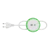 schneider electric Bordsenhet mini 60 usb-a/c vit