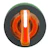 schneider electric Lampvred infälld orange 3 >c