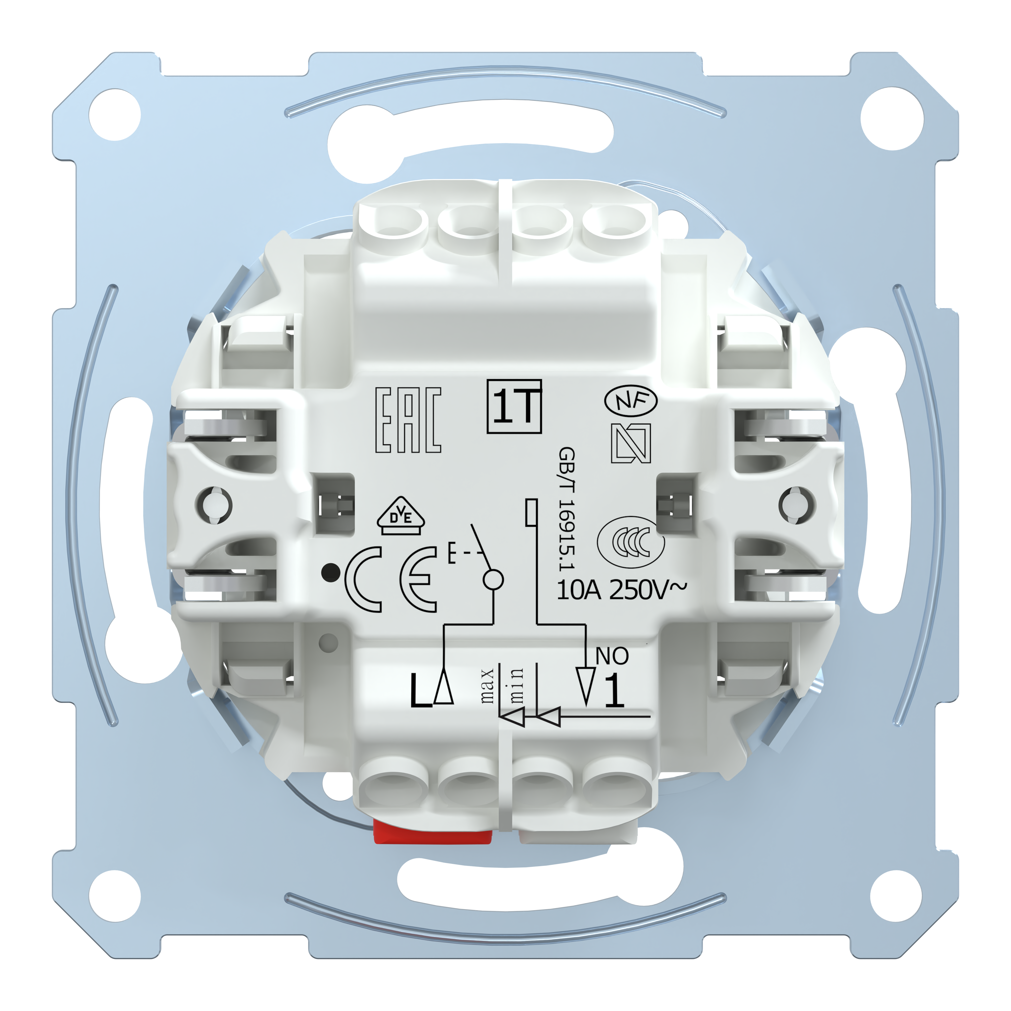 schneider electric Vipptryckknapp 1-polig 10a, 250v