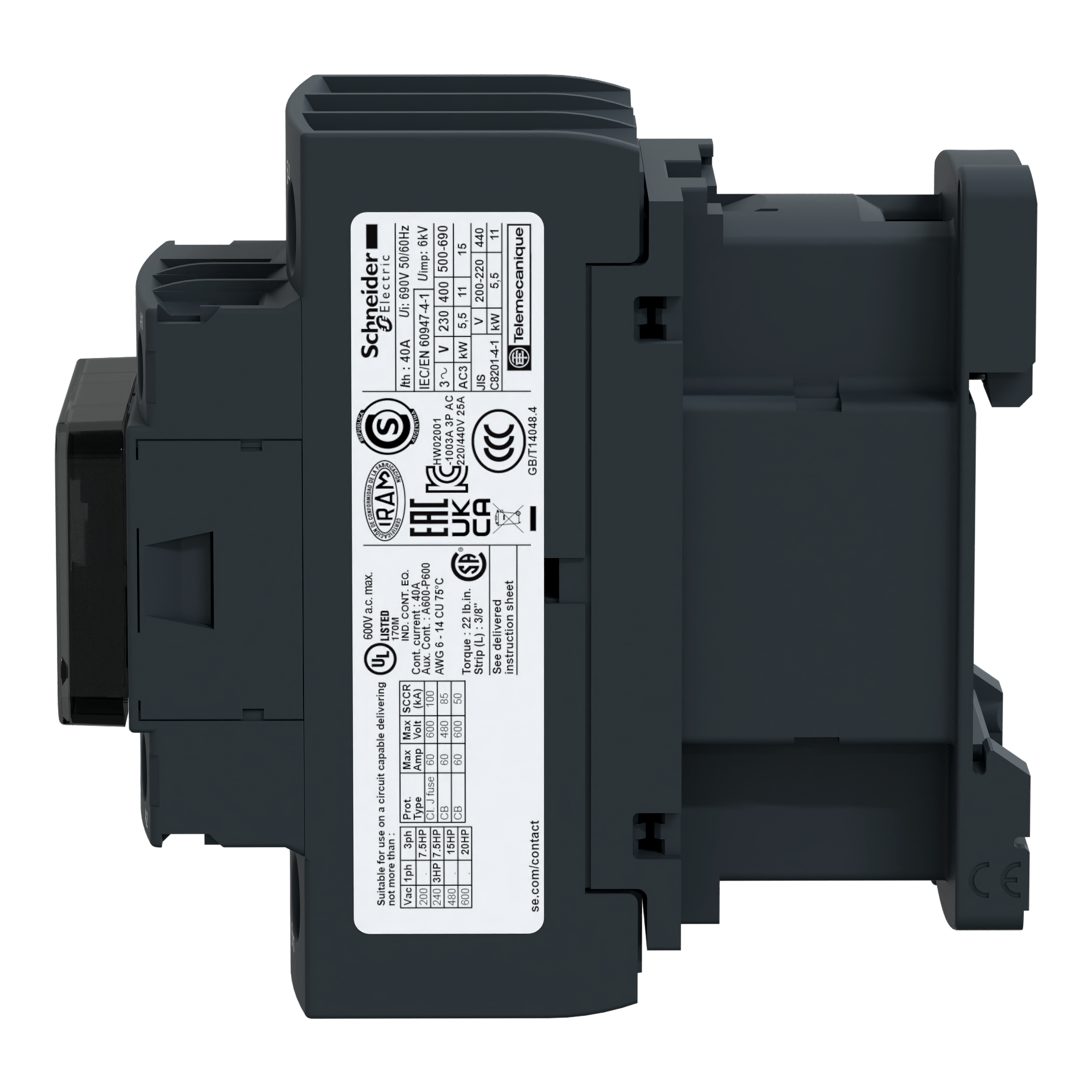 schneider electric Kontaktor 32a 15kw
