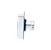 schneider electric Dubbeltrycke vit "i" svart "o
