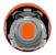 schneider electric Lampkalott räfflad orange