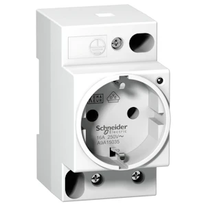 schneider electric Uttag jordat 2p med indikeringslampa