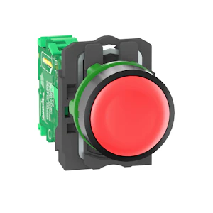 schneider electric Plasttrycke röd