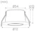 hide-a-lite Alasvalo optic s quick iso va ip44 310lm 4,5w 4000k dim tilt