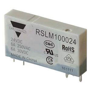 carlo gavazzi Pistokantarele carlo gavazzi 6mm, 6a, 24vdc, 1 sk, led
