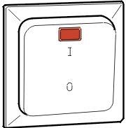 KYTKIN ARTIC IP44 2-KYTKIN KONTROLLI HOHTOLAMP.