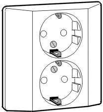 schneider electric Pistorasia maad.peitelevy 2-os turva. 90x100mm valk