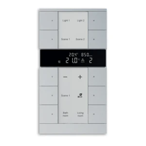 abb Huonetermostaatti knx abb 10-os t co2 rh alu
