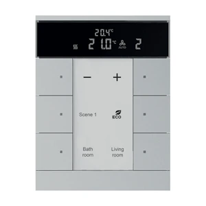 abb Huonetermostaatti knx abb 6-os t alu