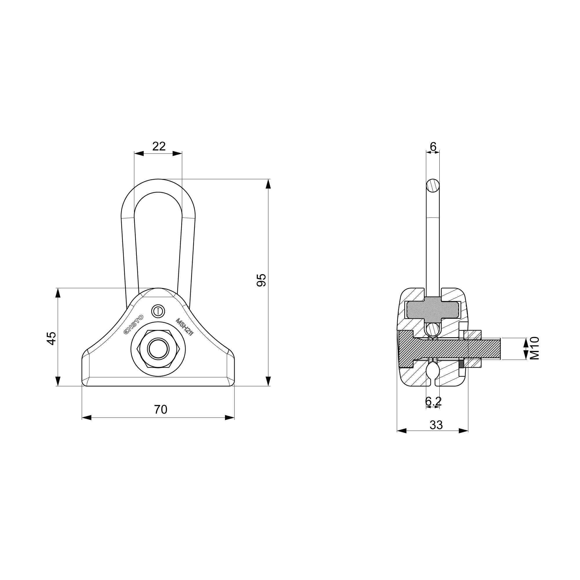 ensto Kannatin tele sh 211 p1-1