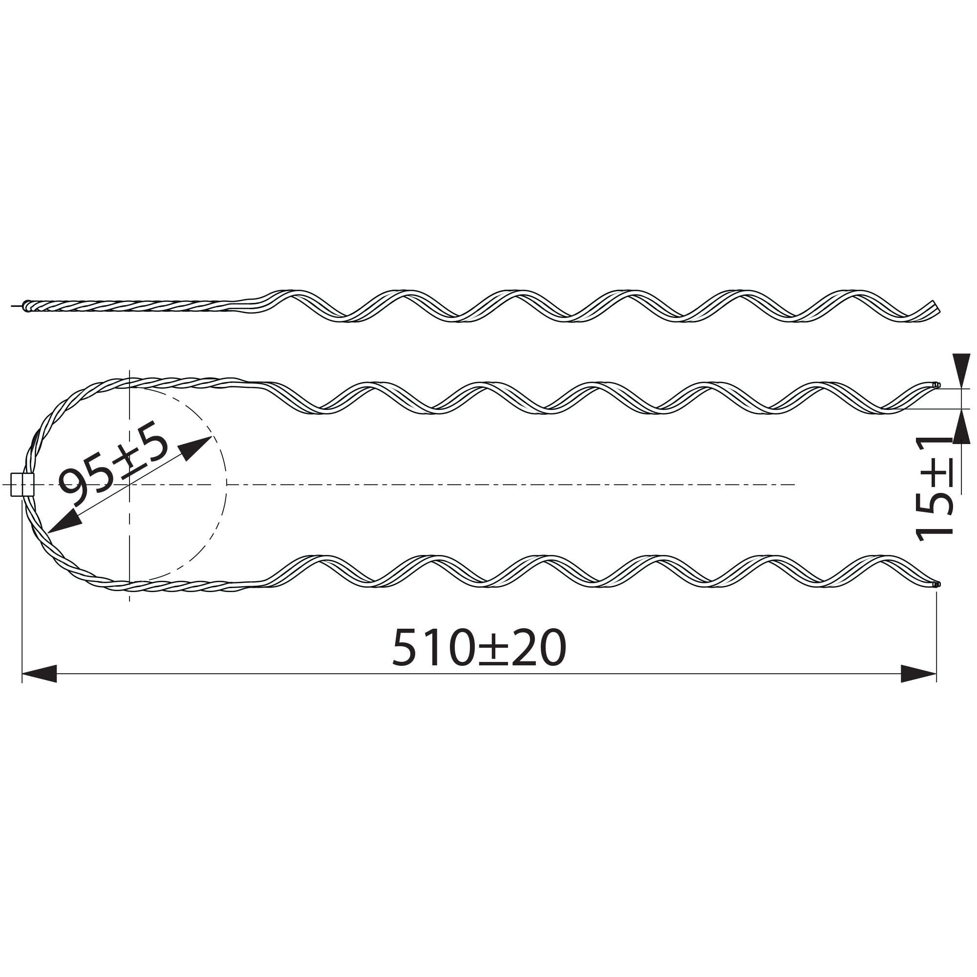 ensto Kierukkaside so 216.99 bll 99mm2 6 sidettä