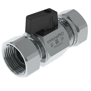 onnline Vesimittarin sulku onnline pro 3/4x18 em kromi